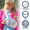 Packed Party Belt Bag, Fashionable Designer Fanny Pack For Women, Nylon Bum Bag With Adjustable Strap and Small Pouch, Great For Workouts, Traveling, - 4 of 4