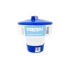 Swim Central Adjustable Floating Swimming Pool Chlorine Dispenser - 7" - Blue and White - 3 of 4