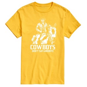 Men's - Yellowstone - RIP Cowboys Don't Say Goodbye Short Sleeve Graphic T-Shirt - 1 of 4