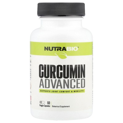 NutraBio Curcumin Advanced, 60 Veggie Capsules