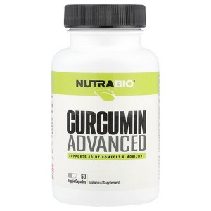 NutraBio Curcumin Advanced, 60 Veggie Capsules - 1 of 2