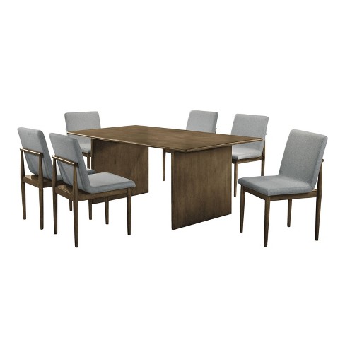 Homes: Inside + Out 7pc Avery Mid Century Modern Dining Table Set ...