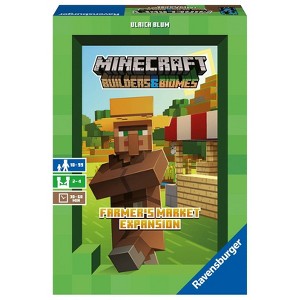 Ravensburger Minecraft: Builders & Biomes Farmer's Market Expansion Board Game - 1 of 3