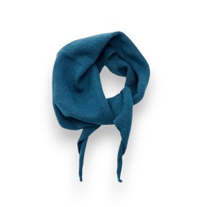 Anna-Kaci Women's Soft Knit Triangle Scarf Wrap Solid Decorative Shawl 43×12.5 Inches - 1 of 4