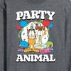 Men's - Garfield - Party Animal Long Sleeve Graphic T-Shirt - 2 of 4