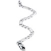 Pompeii3 Men's Figaro Link 14k Gold (18gram) or Platinum (32gram) 6.5mm Bracelet 8.5" - 3 of 4