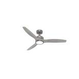 52" Park View Damp Rated Ceiling Fan with Remote Silver (Includes LED Light Bulb) - Hunter Fan