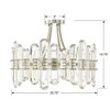 Crystorama Lighting Bolton 4 - Light Semi-Flush Mount in  Polished Nickel - 3 of 3