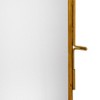 Storied Home Large Brass and Glass Arched Photo Frame, Brass Color - 4 of 4