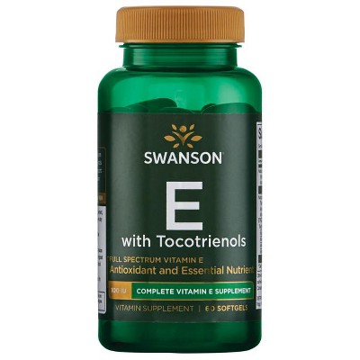Swanson Vitamin E with Tocotrienols - Full Spectrum Softgels