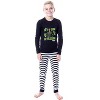 Beetlejuice 2 Girls' Astrid Deetz Betelgeuse Striped Pajama Set For Kids - 2 of 4