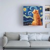 Canvas Wall Art - Ivan Guaderrama 'Under Starry Night' Wall Art for Living Room, Bedroom, or Office Décor by Trademark Fine Art - 14 x 14 Inches - 3 of 4