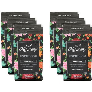 Cafe Mexicano Ground Coffee Espresso - Case of 6 - 12 oz - 1 of 2