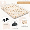 Costway Full/King/Queen/Twin Futon Mattress Japanese Floor Pad Washable Cover Carry Bag Brown Bear - 3 of 4