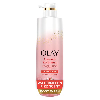 Olay Intensely Hydrating Body Wash with Hyaluronic Serum Complex - Watermelon Fizz - 20 fl oz