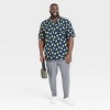 Men's Big & Tall Short Sleeve Collared Button-Down Shirt - Goodfellow & Co™ - 3 of 3