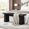 Tribesigns Wooden Entryway Bench, 47" Wood Dining Table Bench with Sturdy Frame for Kitchen Bedroom Living Room Hallway, Easy Assembly, - 4 of 4