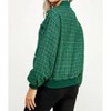 Women's Metallic Tweed Bomber Jacket - Strut & Bolt - 4 of 4