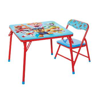 PAW Patrol Table and Chair Furniture Set for Kids for Activity  Drawing and Eating