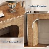 47-Inch Long Console Table with Drawer,Wooden Rectangular Sofa Table Behind The Couch,Oak - 3 of 4