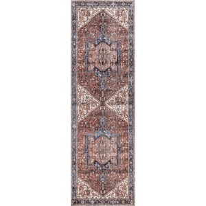 Nuloom Harriet Vintage Medallion Fringe Indoor Area Rug - 1 of 4