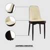 Modern Dining Chairs Set, with Thick Soft Cushions & Metal Leg, for Dining Room, Kitchen, Available in Multiple Colors - 3 of 4