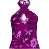 Lands' End Women's Criss Cross Halter Tankini Swimsuit Top - 3 of 4