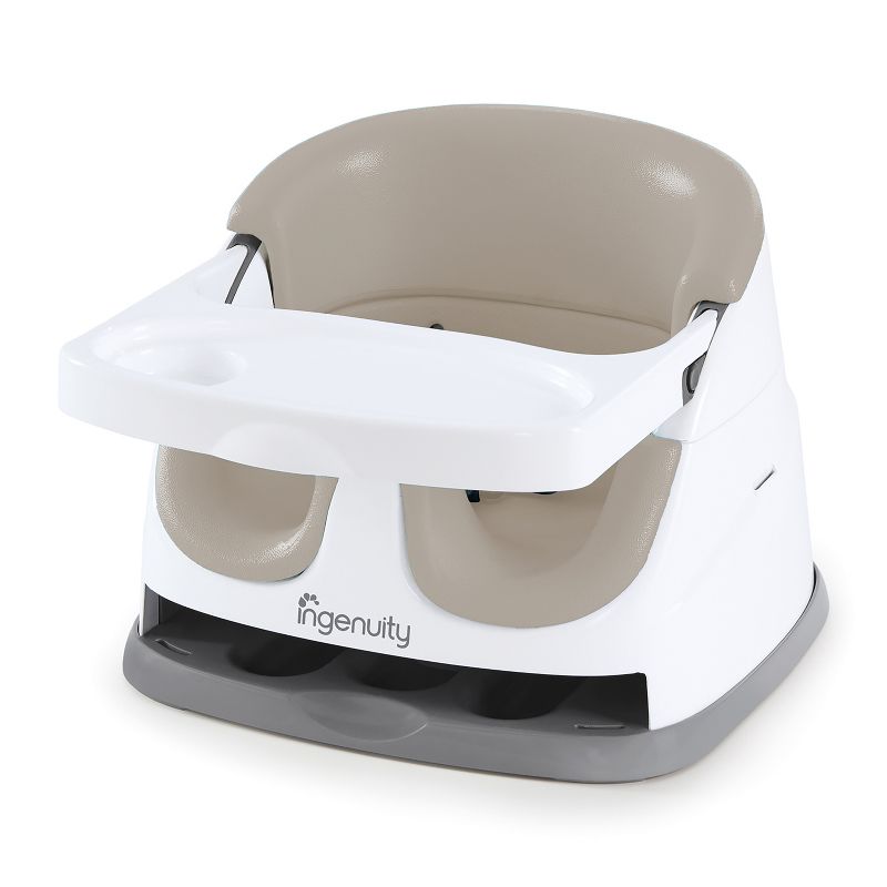Ingenuity Baby Base 2-in-1 Booster Feeding and Floor Seat with Self-Storing Tray, 1 of 29