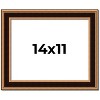PosterPalooza | Photo Size Weathered Gold Picture Frame - UV Acrylic, Foam Board Backing, Hanging Hardware - 2 of 4