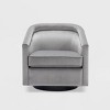 Classic Swivel Barrel Chair - WOVENBYRD - 2 of 4
