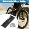 Unique Bargains 14G J Bend Bicycle Steel Spokes 36Pcs - 2 of 4