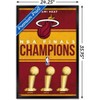 Trends International NBA Miami Heat - Champions 23 Framed Wall Poster Prints - 3 of 4