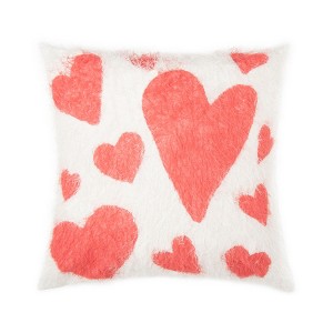 C&F Home 18"x 18" Valentine's Day Hearts Printed Accent Throw Pillow - 1 of 4