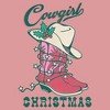 Womens Lost Gods Cowgirl Boot Christmas T Shirt - 2 of 3