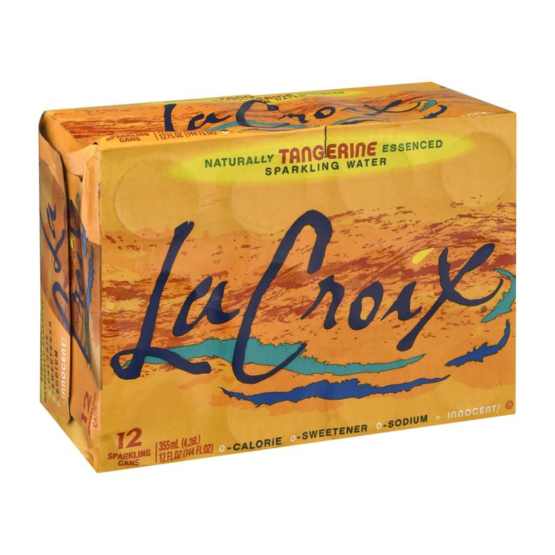 La Croix Tangerine Sparkling Water - Case of 2/12 pack, 12 oz, 2 of 8