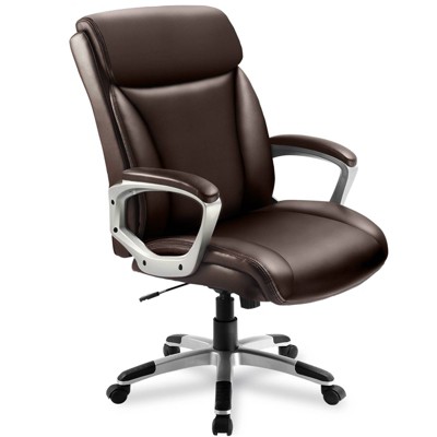 Comhoma Office Chair High Back Pu Leather Ergonomic Executive Chair ...