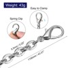 Unique Bargains Handbag DIY Accessories Iron Flat Purse Chain Strap with Buckles - 2 of 3