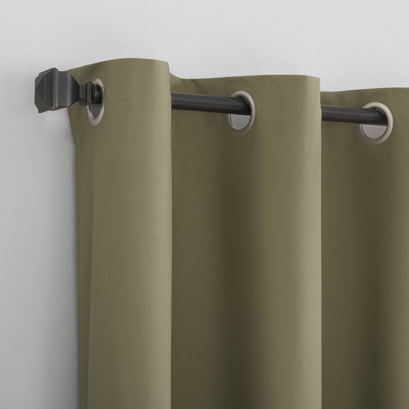 Cyrus Thermal Total Blackout Grommet Top Curtain Panel - Sun Zero, 4 of 11