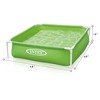 Intex 57172EP 4 Feet x 4 Feet x 12 Inch Mini Frame Above Ground Outdoor Backyard Swimming Pool with Drain Plug and Repair Patch - Colors Vary (3 Pack) - 4 of 4