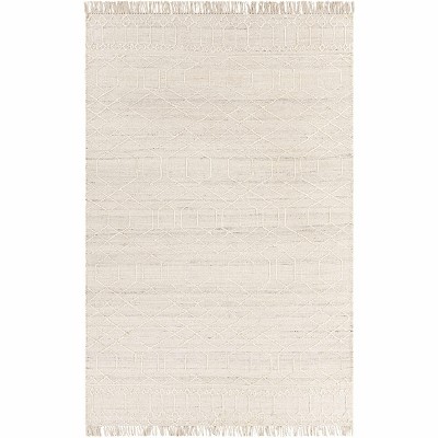 Hauteloom Manby Beige Jute Wool Blend Area Rug