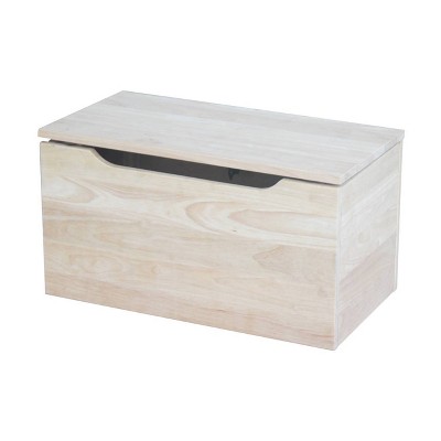 wooden childrens storage box