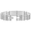 Pompeii3 Men's Steel Single tone 13.5mm Link Flexible Clasp  8.5 " Bracelet - 2 of 3
