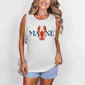 Simply Sage Market Maine Lobster Garment Dyed Tank - 1 of 3