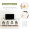 GreenEver 71-inch TV Cabinet, Solid Wood Frame, Changhong Glass, Metal Handle, Antique White, for Children's Room, Bedroom, Living Room - 4 of 4