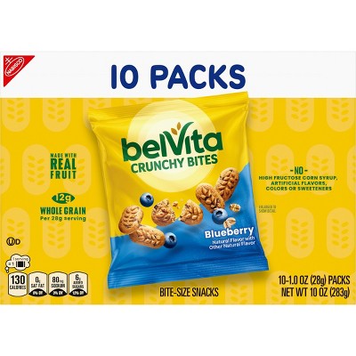 belVita Cookies Crunchy Bites Blueberry - 10oz/10ct