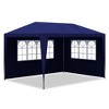 vidaXL Party Tent 10'x13' Blue - 3 of 4