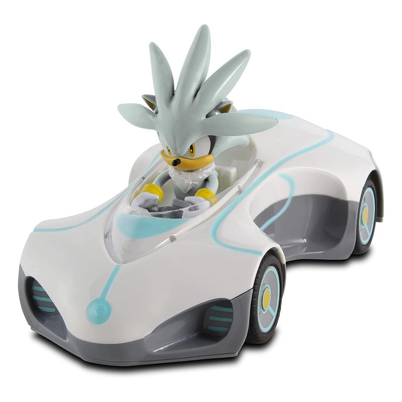 Nkok Sonic the Hedgehog Silver Pull Back Racer, 1 of 5