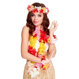 Smiffys Multi-coloured Leis Costume Accessory - 1 of 4