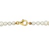 EVERLY JEWELRY | 10K Yellow Gold 3.5 - 8.5mm White Freshwater Cultured Graduated Pearl Bracelet, 7.25 inc - 4 of 4