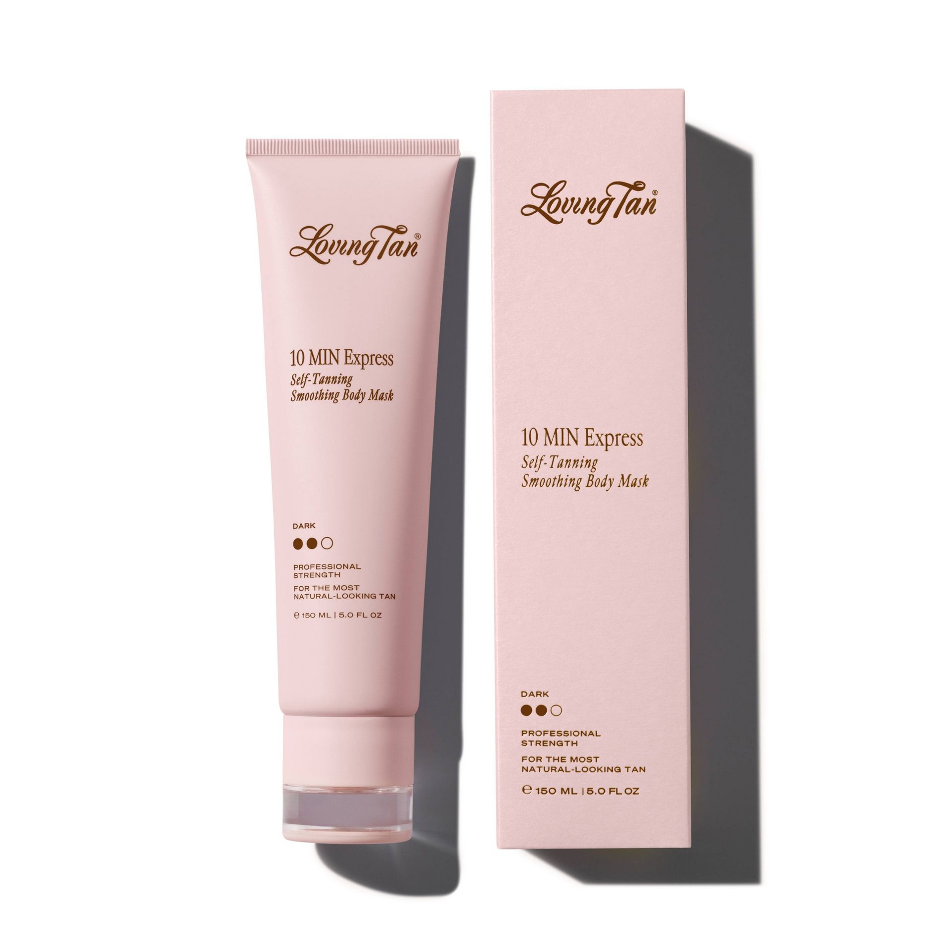 Loving Tan 10 Minute Express Self-Tanning Smoothing Body Mask Dark - 5oz - Beauty Studio